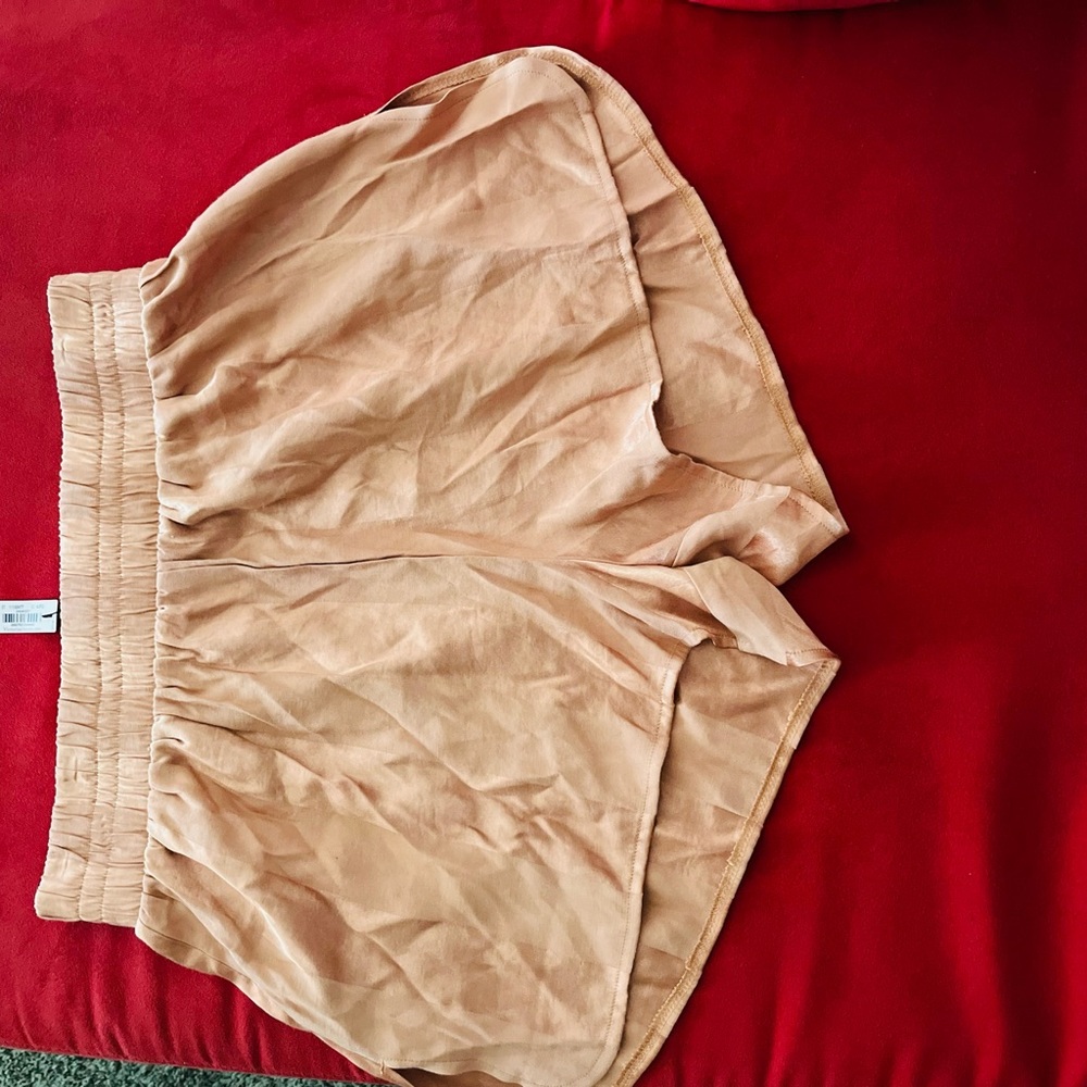 Victory secret shorts satin like shorts new condition with tags - Picture 3 of 5